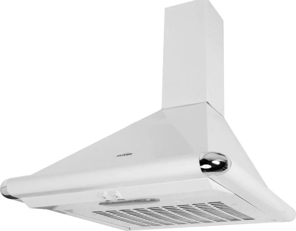Вытяжка каминная Elikor Сатурн 60П-180-В1Л белый/нержавеющая сталь управление: кнопочное (1 мотор)  