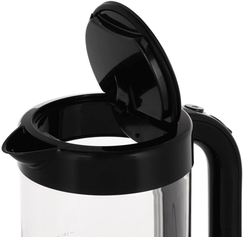 Чайник электрический Bosch TWK70B03 1.7л. 2400Вт черный корпус: стекло  