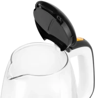 Чайник электрический Kitfort КТ-6632 1.7л. 2200Вт черный/прозрачный корпус: пластик/стекло