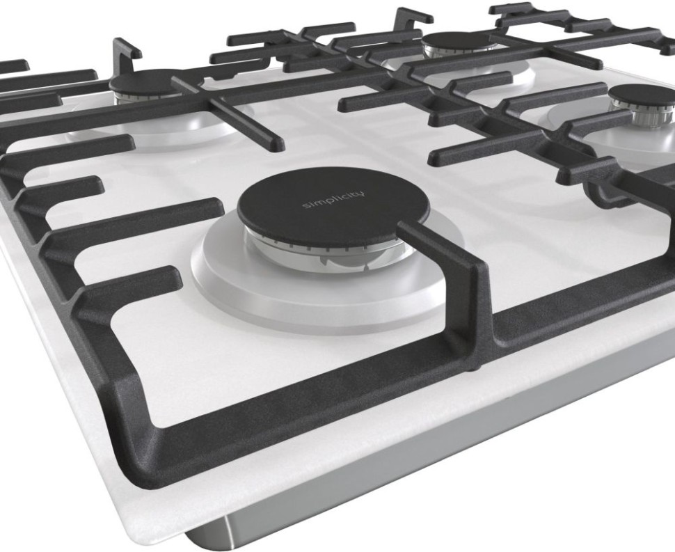 Газовая варочная поверхность Gorenje GT642SYW белый  