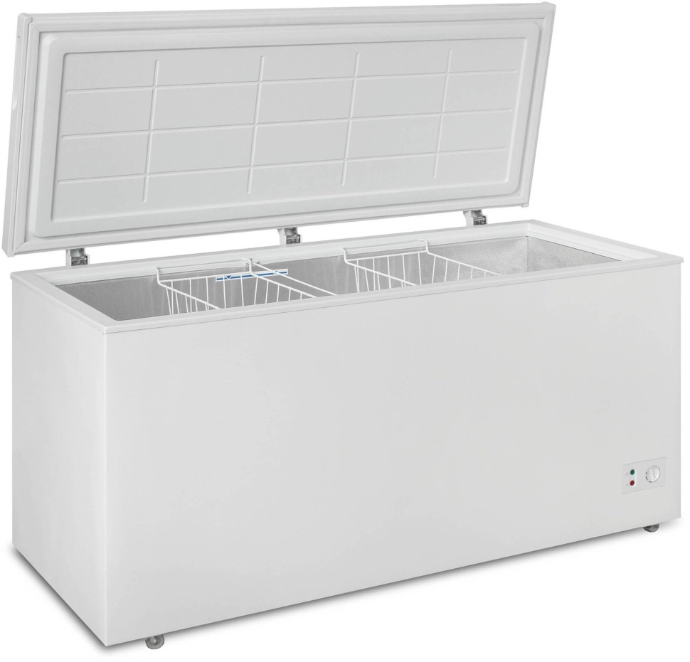 Морозильный ларь Бирюса Б-455KX белый 160Вт  