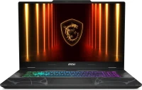 Ноутбук MSI Cyborg 17 B2RWEKG-279XR Core 7 240H 16Gb SSD1Tb NVIDIA GeForce RTX5050 8Gb 17.3" IPS FHD (1920x1080) FreeDOS black WiFi BT Cam (9S7-17U332-279)