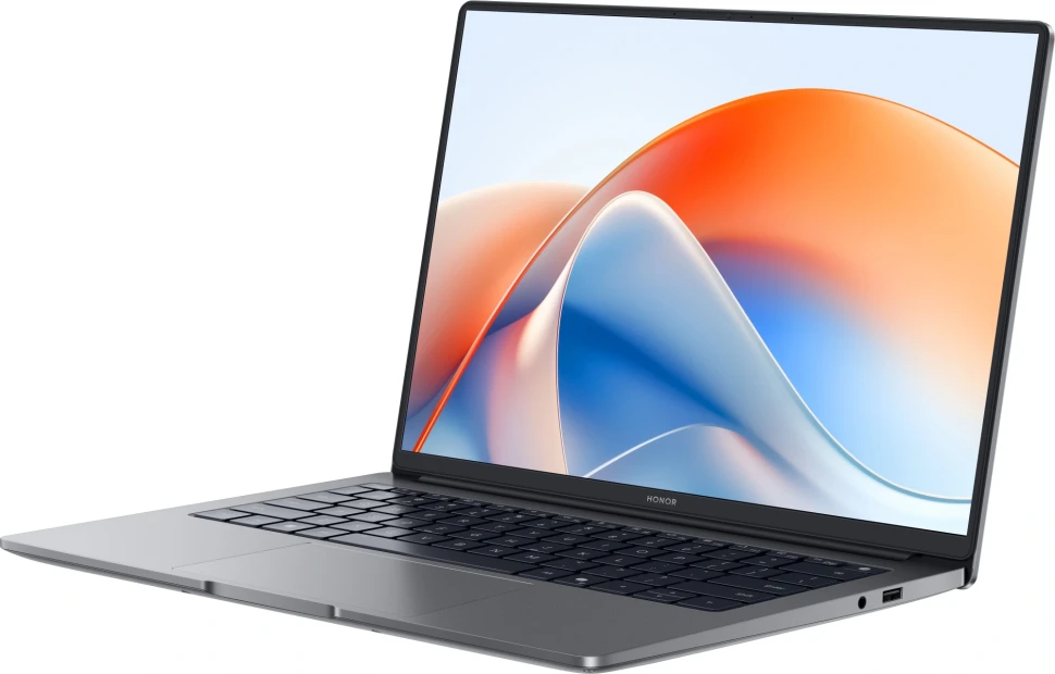Ноутбук Honor MagicBook X14 Plus 2025 FermiB-5611 Core 5 220H 16Gb SSD1Tb Intel Iris Xe graphics 14" IPS WQXGA (2880x1800) Windows 11 Home grey space WiFi BT Cam (5301ALWA)  