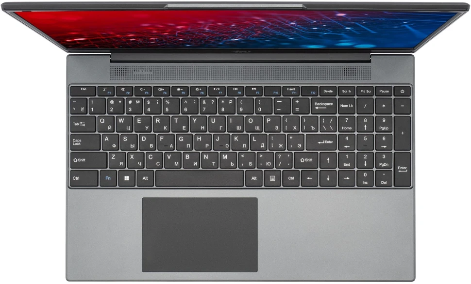 Ноутбук IRU Tactio 15PHR Ryzen 5 7430U 16Gb SSD512Gb AMD Radeon Graphics 15.6" IPS FHD (1920x1080) FreeDOS black WiFi BT Cam 4000mAh (2150146)  