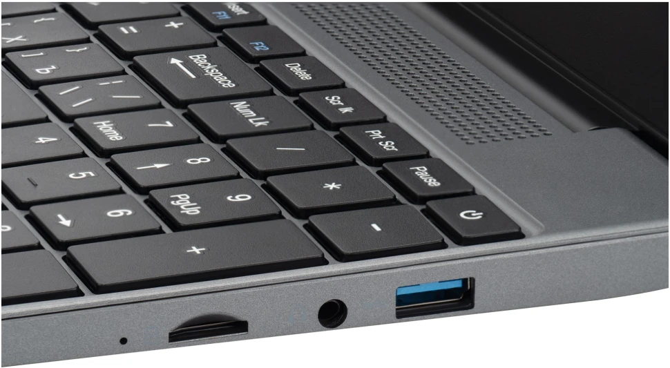 Ноутбук IRU Tactio 15PHR Ryzen 5 7430U 16Gb SSD512Gb AMD Radeon Graphics 15.6" IPS FHD (1920x1080) FreeDOS black WiFi BT Cam 4000mAh (2150146)  