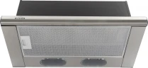 Вытяжка встраиваемая Elikor Интегра 60Н-400-В2Л нержавеющая сталь/нержавеющая сталь управление: кнопочное (1 мотор)  