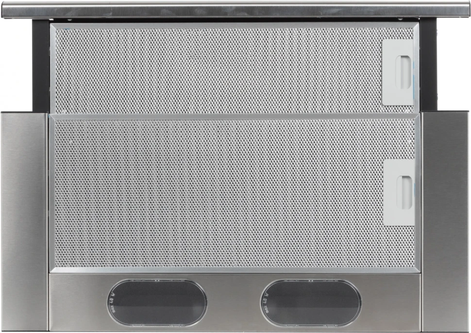 Вытяжка встраиваемая Elikor Интегра 60Н-400-В2Л нержавеющая сталь/нержавеющая сталь управление: кнопочное (1 мотор)  