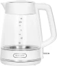 Чайник электрический Scarlett SC-EK27G104 1.7л. 2200Вт белый корпус: стекло/пластик  