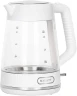 Чайник электрический Scarlett SC-EK27G104 1.7л. 2200Вт белый корпус: стекло/пластик  