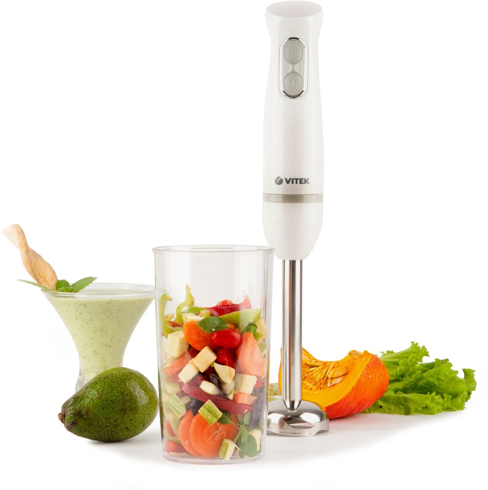 Блендер погружной Vitek VT-3413 700Вт белый  