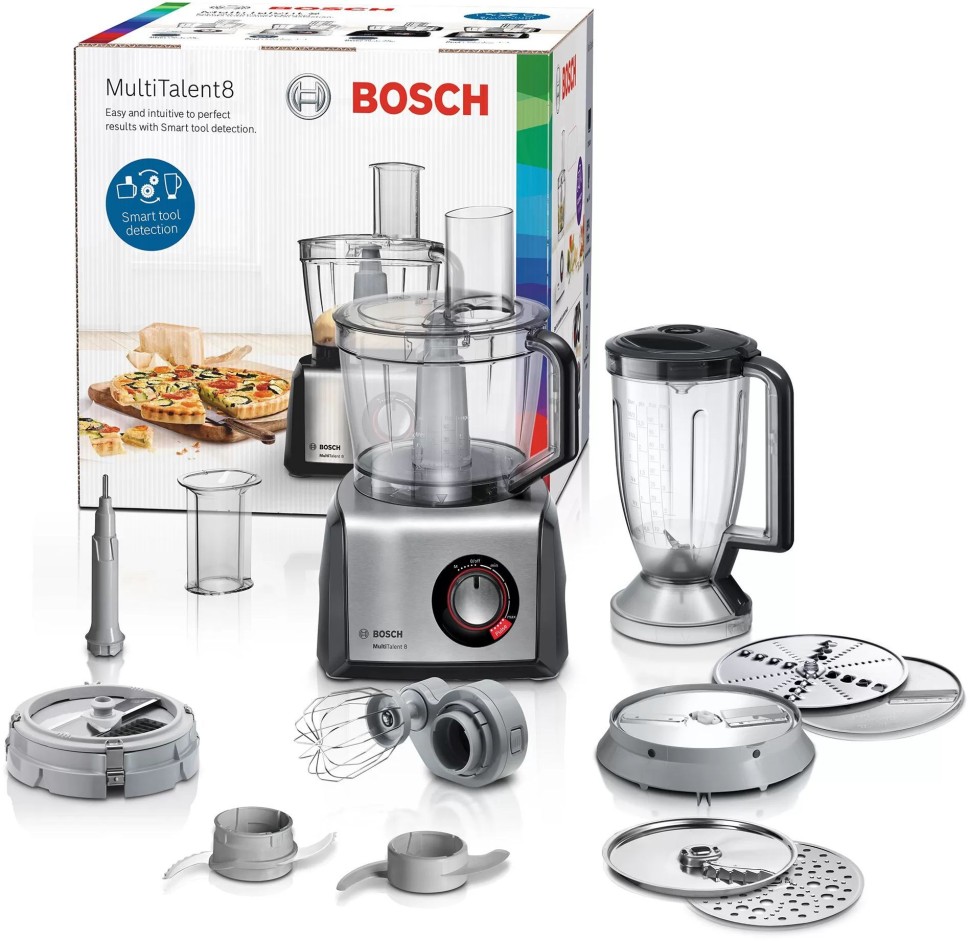 Кухонный комбайн Bosch MC812M865 1250Вт серебристый  