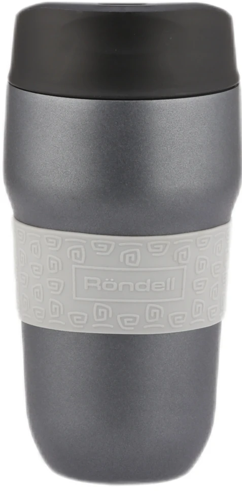 Термокружка для напитков Rondell Filigran RDS-1897 0.32л. темно-серый картонная коробка  