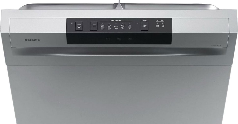 Посудомоечная машина Gorenje GS520E15S (2 корзины) нержавеющая сталь (узкая)