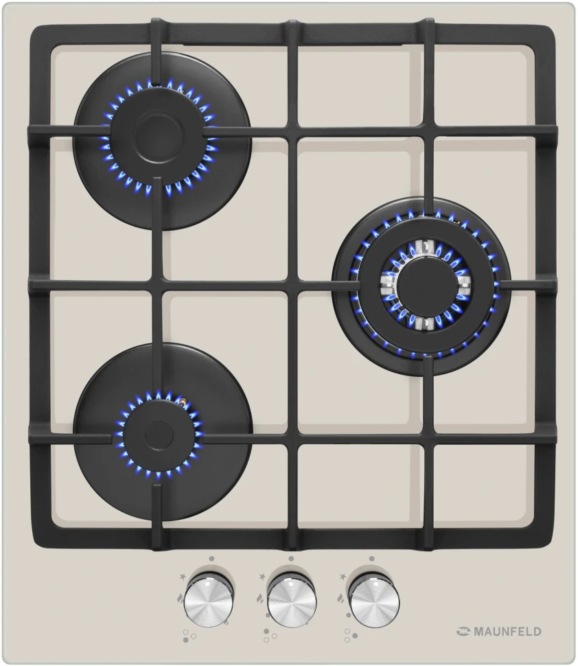 Газовая варочная поверхность Maunfeld EGHG.43.33CBG\G бежевый