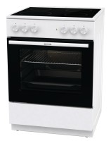 Плита Электрическая Gorenje GEC6A11WG белый стеклокерамика (без крышки)