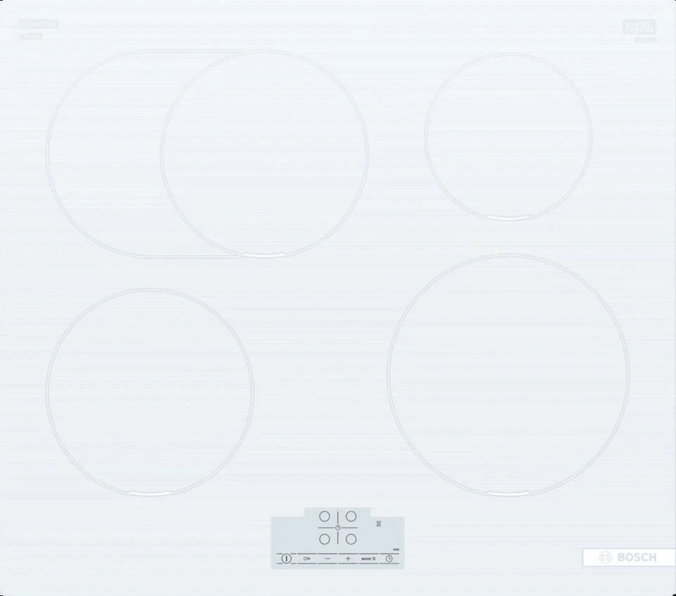 Индукционная варочная поверхность Bosch Serie 6 PIF612BB1E белый