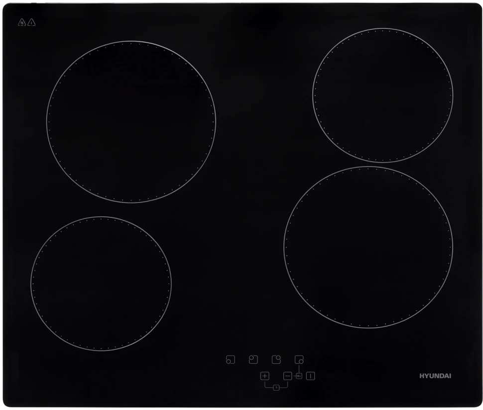 Варочная поверхность Hyundai HHE 6410 BG черный