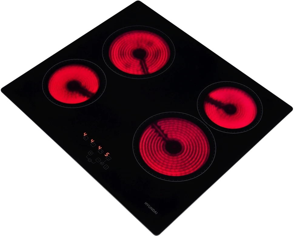 Варочная поверхность Hyundai HHE 6410 BG черный