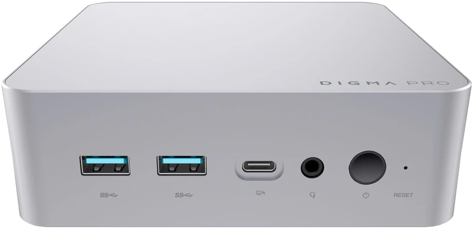 Неттоп Digma Pro Minimax X5 i5 12600H (2.7) 16Gb SSD512Gb UHDG Windows 11 Pro GbitEth WiFi BT 100W серебристый (DPP5-ADXW06)