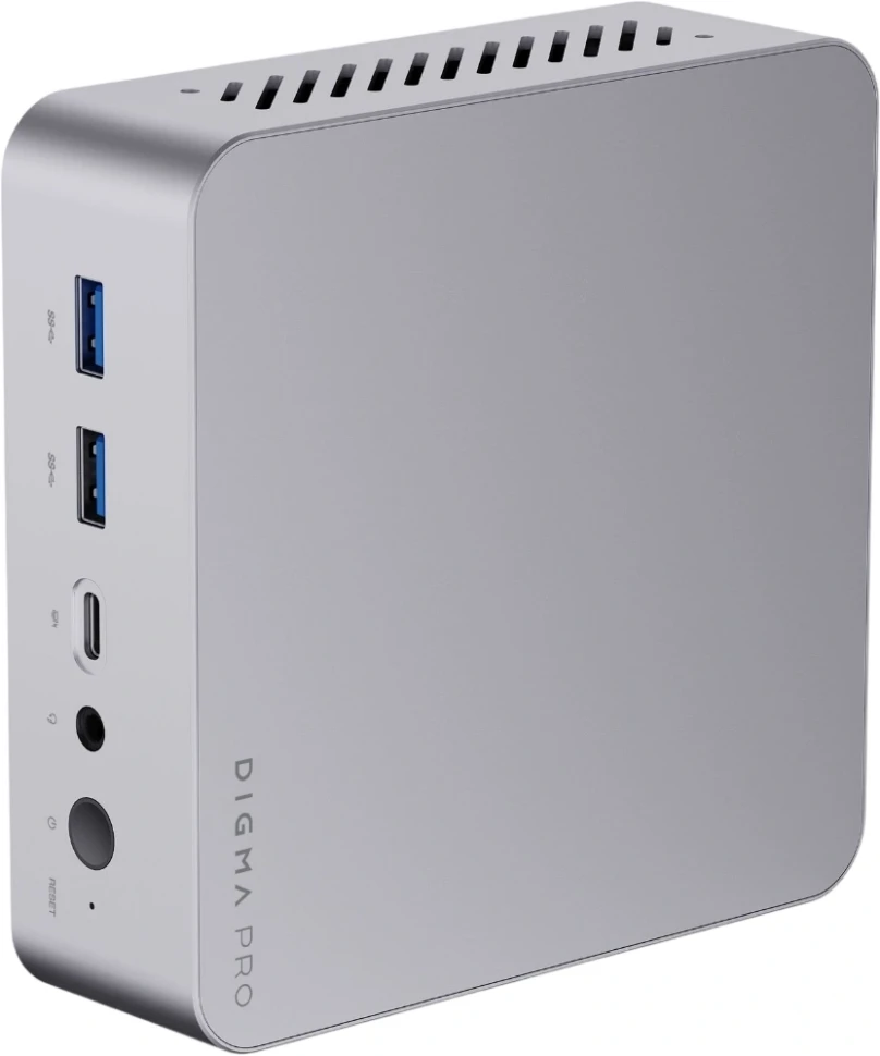 Неттоп Digma Pro Minimax X5 i5 12600H (2.7) 16Gb SSD512Gb UHDG Windows 11 Pro GbitEth WiFi BT 100W серебристый (DPP5-ADXW06)