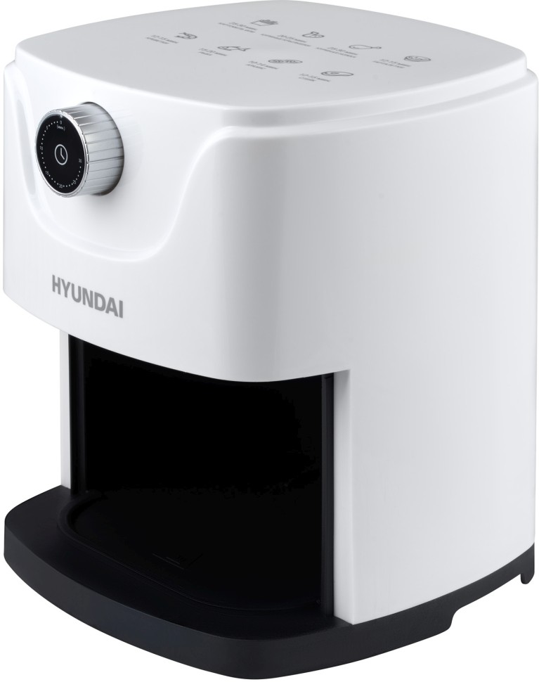 Аэрогриль Hyundai HYF-2052 2.5л 1000Вт белый/серебристый  