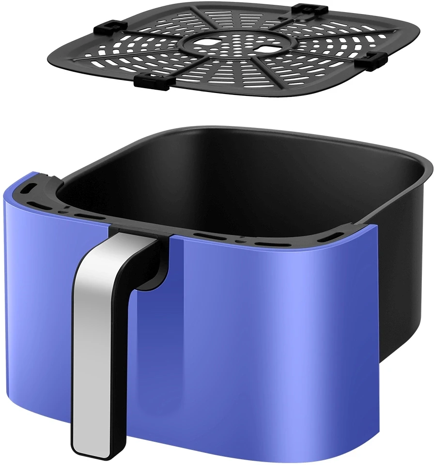 Аэрогриль Kitfort КТ-2263 6.3л 1800Вт синий/черный