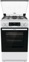 Плита Газовая Gorenje GGI5C23WF белый (стеклянная крышка) реш.чугун