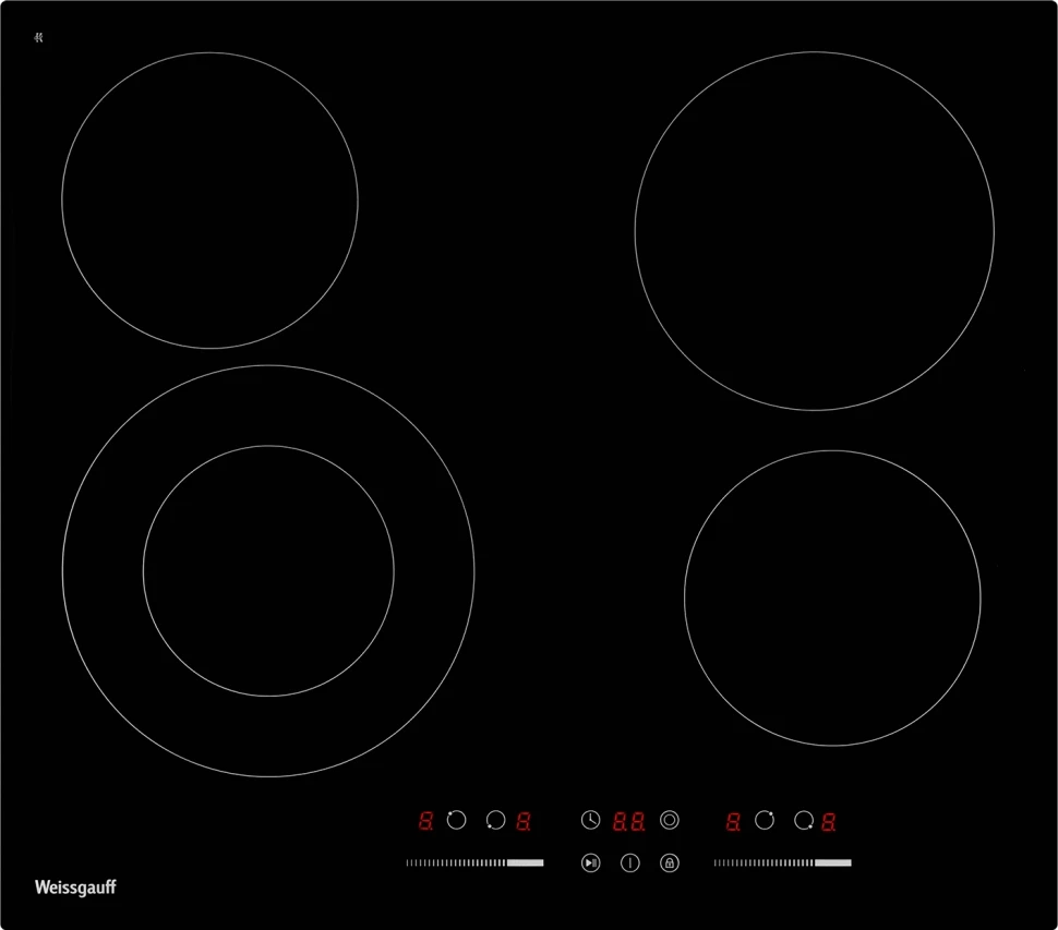 Варочная поверхность Weissgauff HV 641 BSG черный  