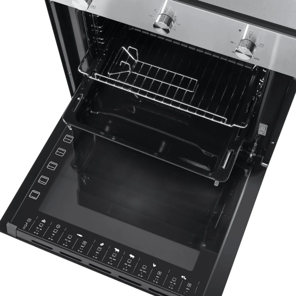 Духовой шкаф Электрический Maunfeld EOGC604SSlim нержавеющая сталь