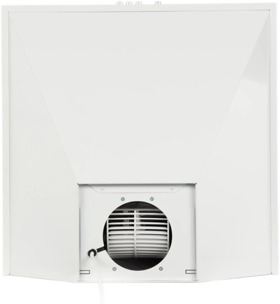 Вытяжка каминная Elikor Оптима 50П-400-К3Л белый управление: кнопочное (1 мотор)  