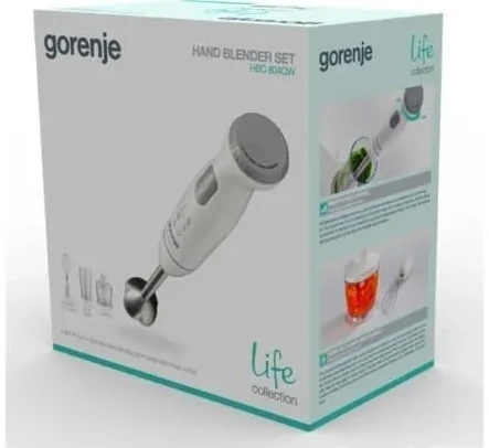 Блендер погружной Gorenje HBC804QW 800Вт белый
