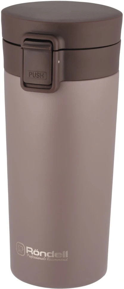 Термокружка для напитков Rondell Freddo RDS-1884 0.38л. коричневый картонная коробка  