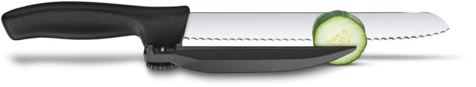 Нож кухонный Victorinox Swissclassic DUX-MESSER (6.8663.21) стальной лезв.210мм черный