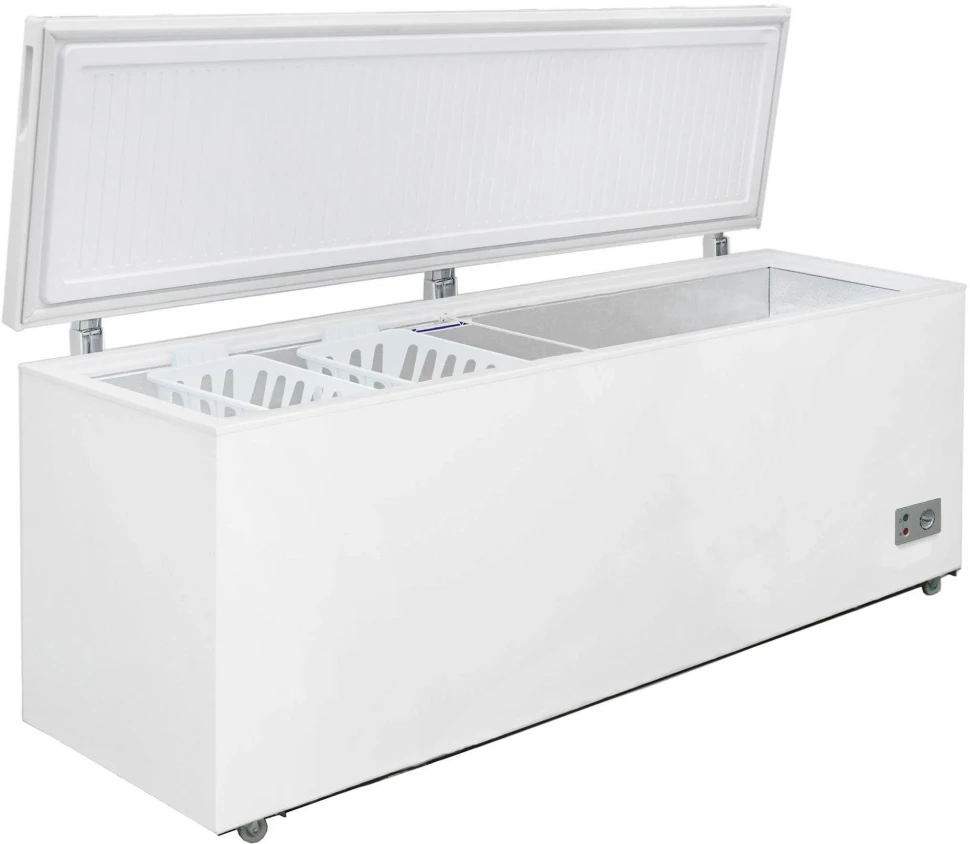 Морозильный ларь Бирюса Б-680KXQ белый 190Вт