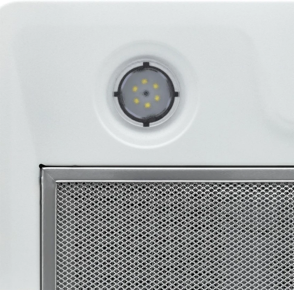 Вытяжка встраиваемая Krona Luisa 600 White PB белый управление: кнопочное (1 мотор)  