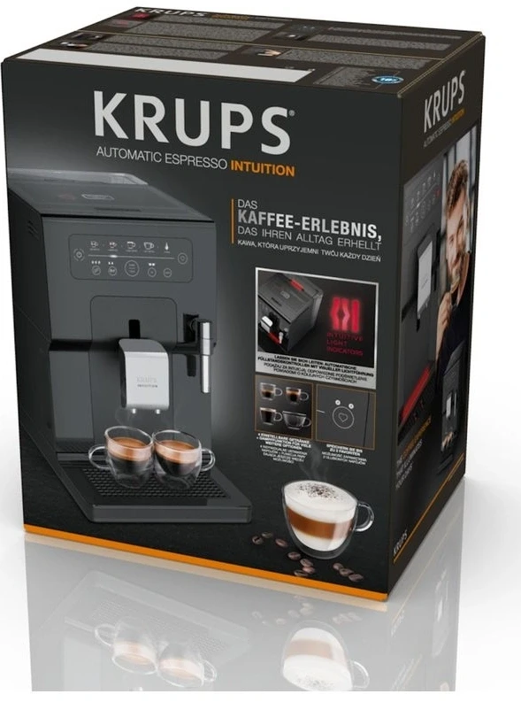 Кофемашина Krups Essential EA870810 1450Вт черный/нержавеющая сталь