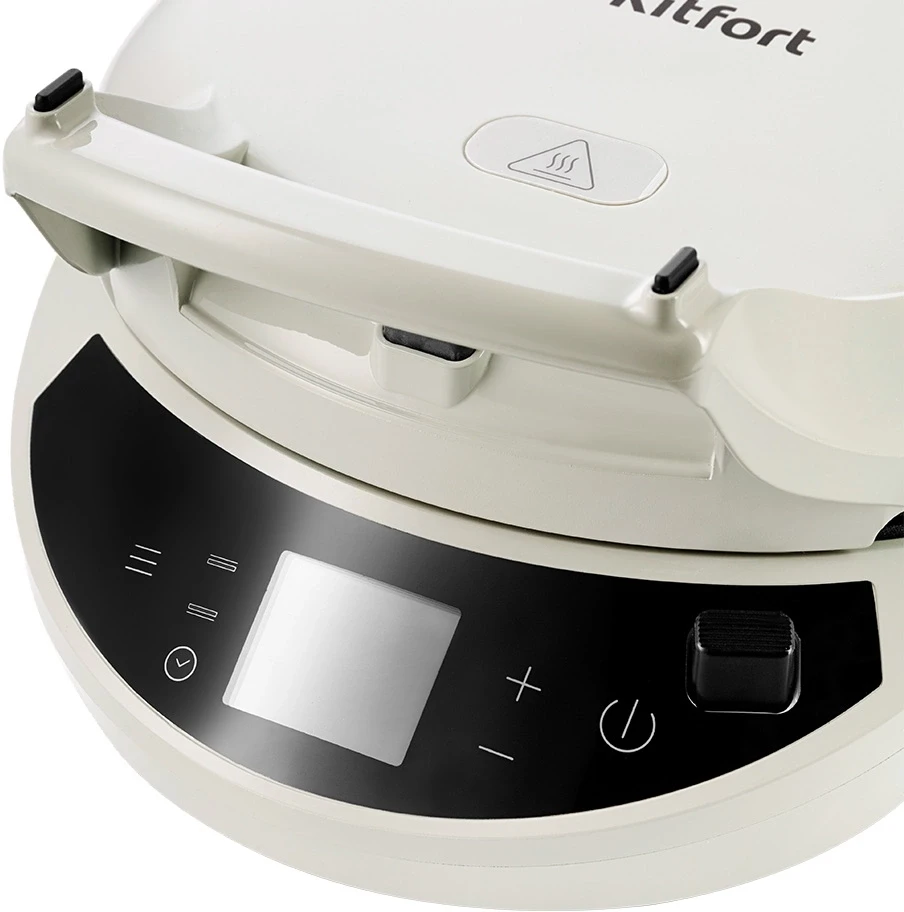 Пиццамейкер Kitfort КТ-4638 1600Вт серый/черный  