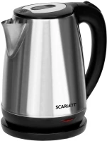 Чайник электрический Scarlett SC-EK21S34 1.8л. 2200Вт черный корпус: сталь