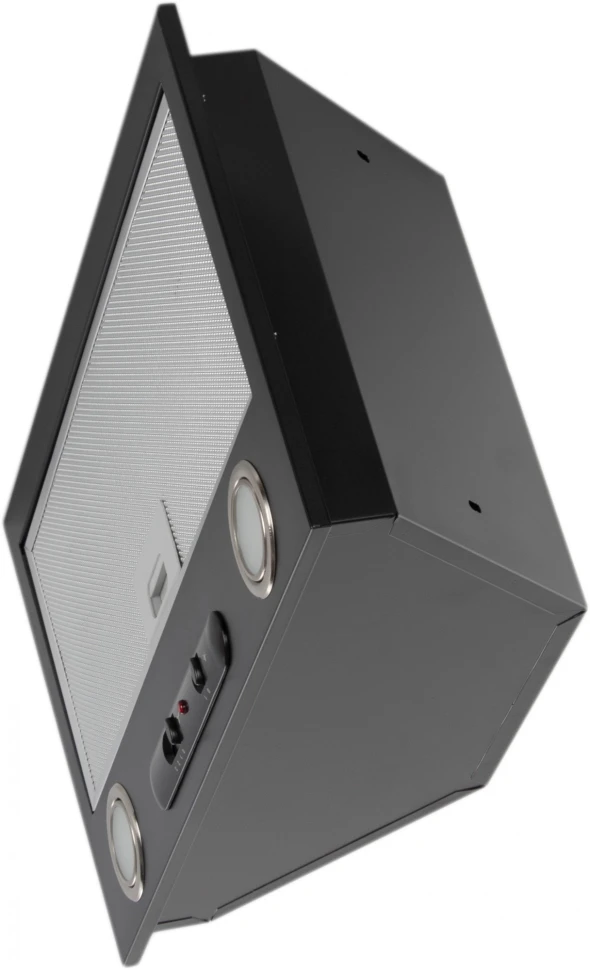 Вытяжка встраиваемая Elikor Врезной блок 52П-400-П3Д черный управление: ползунковое (1 мотор)  