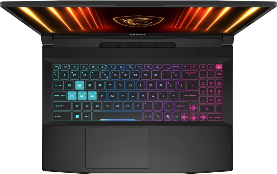 Ноутбук MSI Katana 15 HX B14WFK-617XRU Core i7 14650HX 16Gb SSD1Tb NVIDIA GeForce RTX 5060 8Gb 15.6" IPS FHD (1920x1080) FreeDOS black WiFi BT Cam (9S7-1587C1-617)  