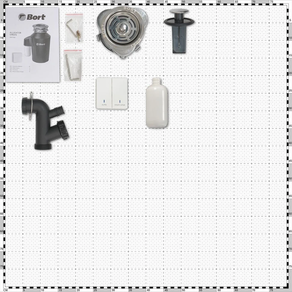 Измельчитель Bort Alligator Green 750Вт черный