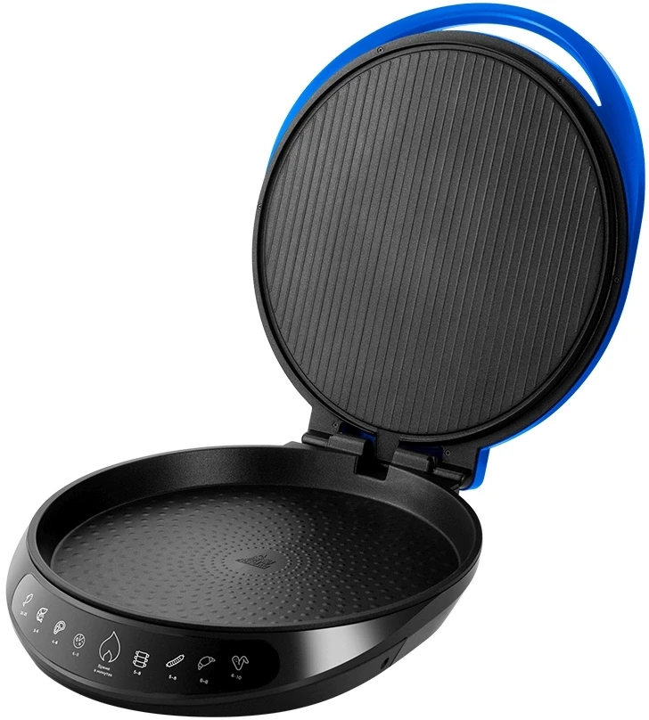 Пиццамейкер Kitfort КТ-3680 1800Вт синий/черный