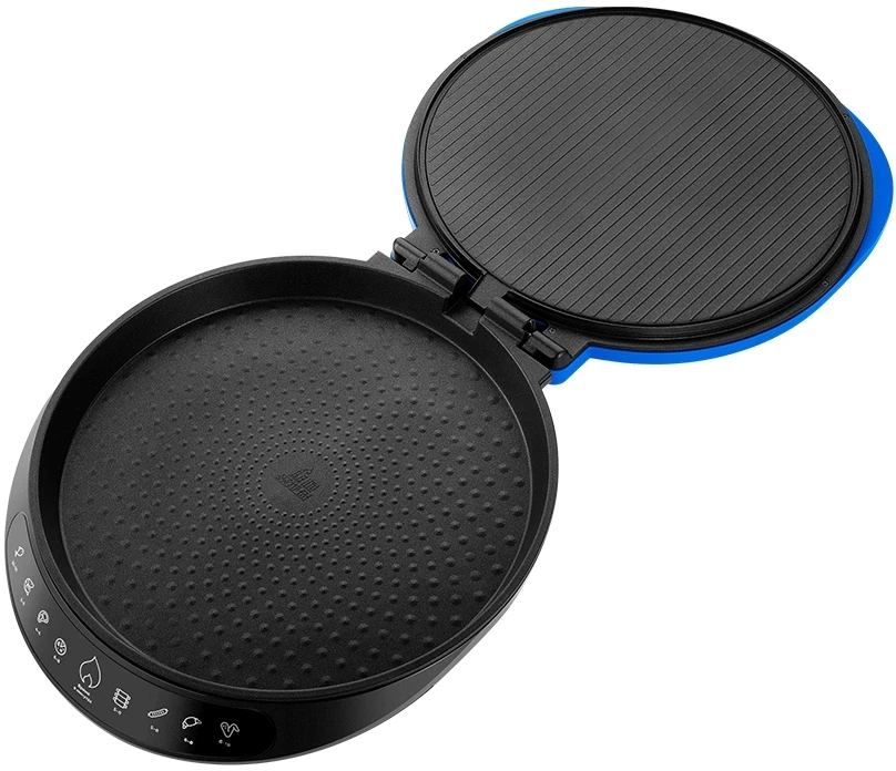 Пиццамейкер Kitfort КТ-3680 1800Вт синий/черный