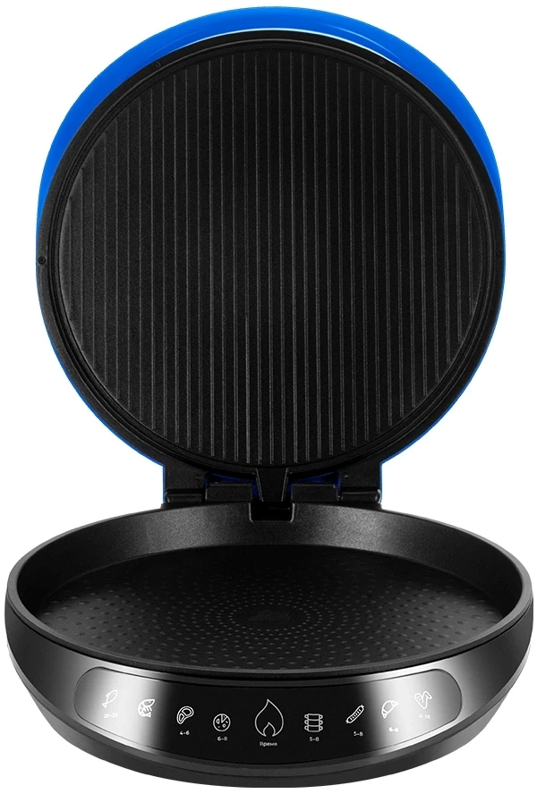 Пиццамейкер Kitfort КТ-3680 1800Вт синий/черный