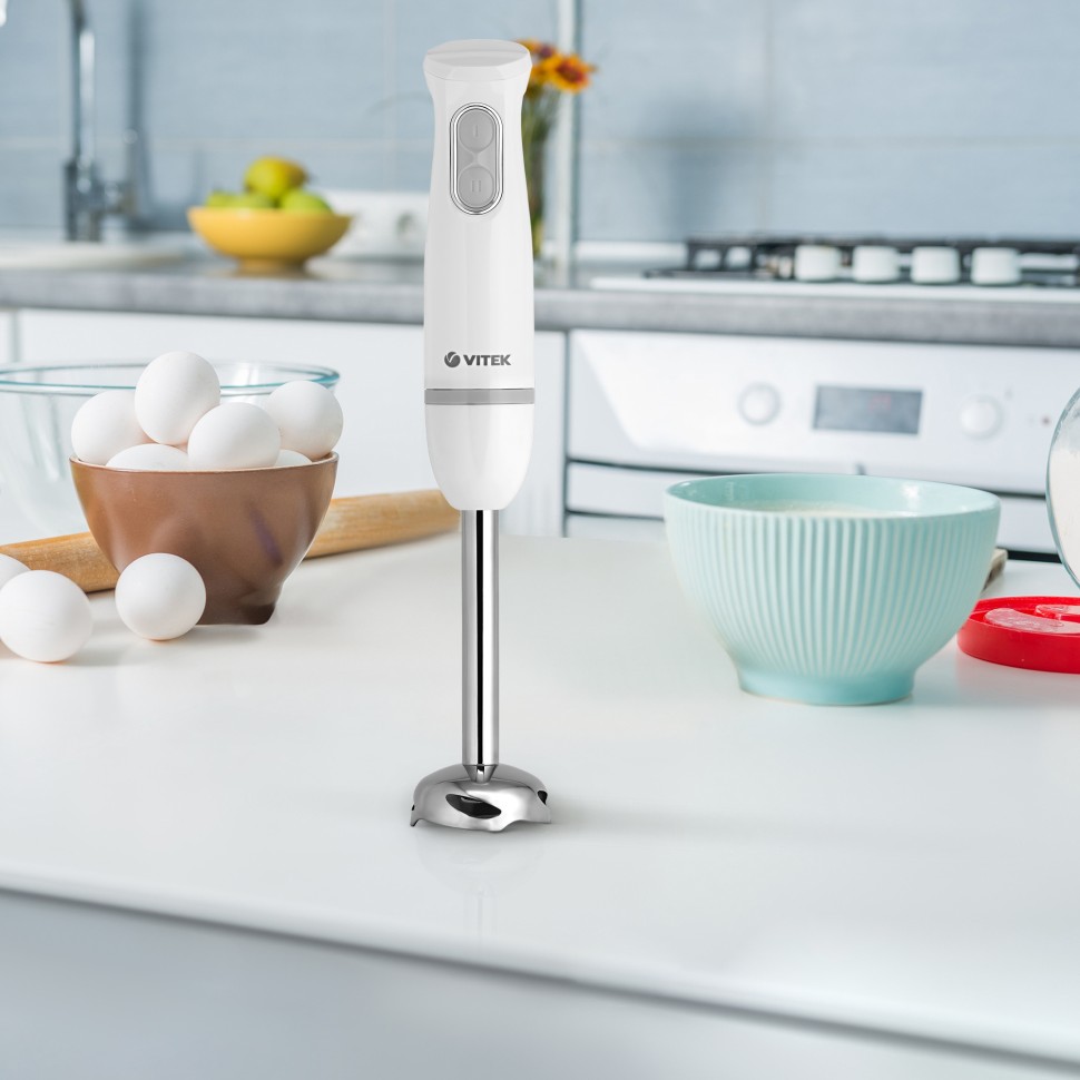 Блендер погружной Vitek VT-3418 700Вт белый  