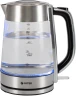 Чайник электрический Vitek VT-1184 1.7л. 2200Вт серебристый корпус: стекло/металл  