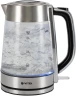 Чайник электрический Vitek VT-1184 1.7л. 2200Вт серебристый корпус: стекло/металл  