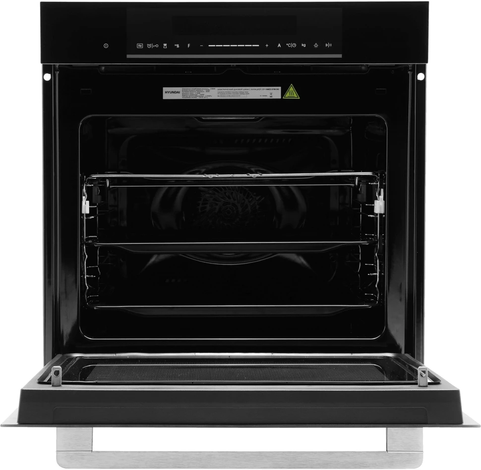 Духовой шкаф Электрический Hyundai HMEO 6780 BG черное стекло/черный