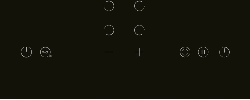 Варочная поверхность Lex EVH 641A BL черный  