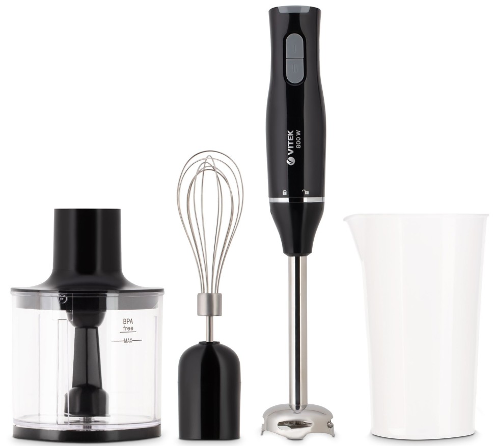 Блендер погружной Vitek VT-3424 800Вт черный  